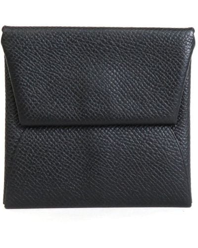 Hermès Bastia Leather Wallet (pre-owned) - Black