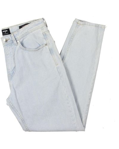 Cotton On Denim Light Wash Straight Leg Jeans - Gray