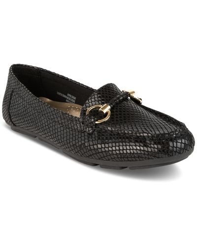 Karen Scott Kenleigh Driving Shoes Loafers Moccasins - Black