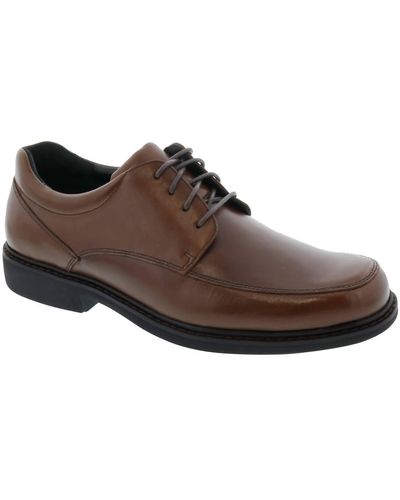 Drew Men's Park Dress Shoes - Extra Extra Wide Width - Brown