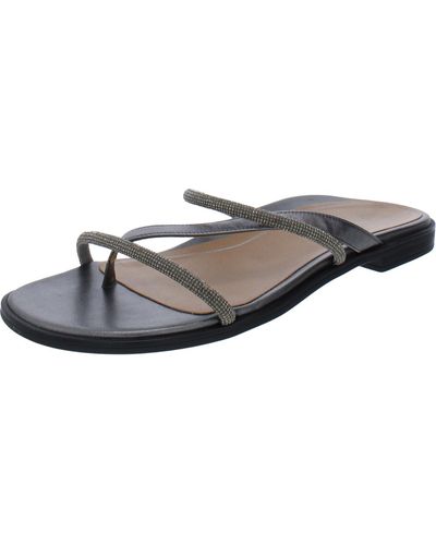 Vionic Prism Padded Insole Strappy Slide Sandals - Green