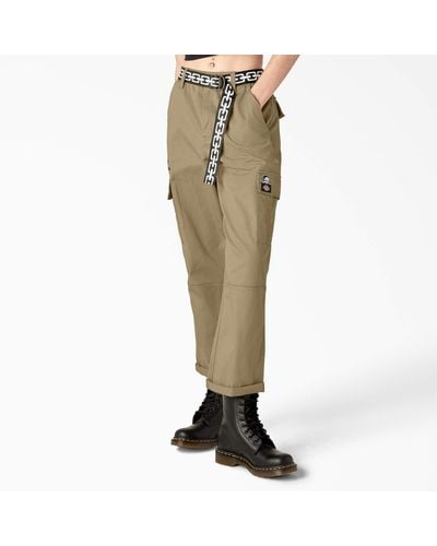 Dickies X Lurking Class Relaxed Fit Cropped Cargo Pants - Green