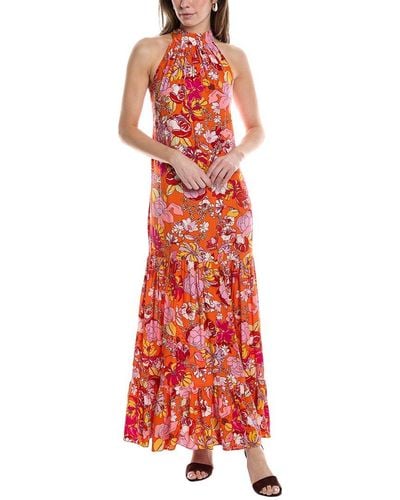 Vince Camuto Challis Maxi Dress - Red