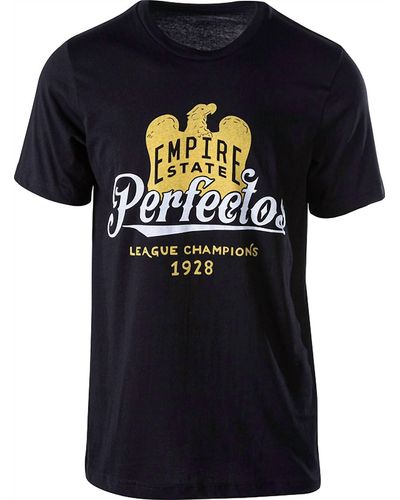 Schott Nyc Empire State Pefectos T-shirt In Black