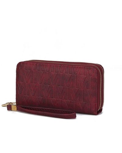 MKF Collection by Mia K Aurora M Signature Wallet Handbag - Red