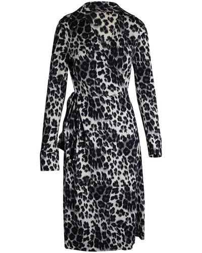 Diane von Furstenberg Midi Wrap Dress - Black