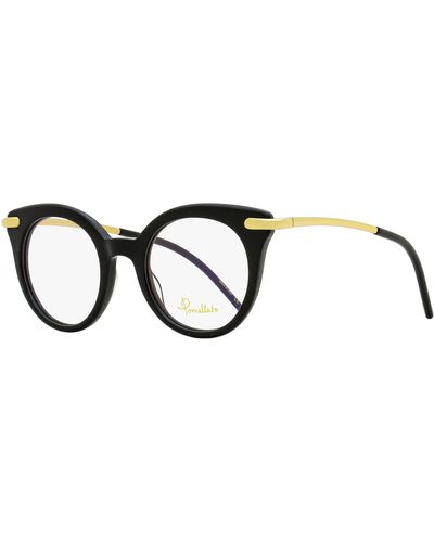 Pomellato Oval Eyeglasses Pm0041o Black/gold 46mm