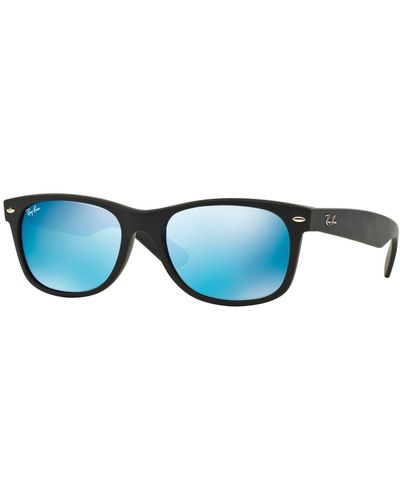 Ray-Ban 2132 Mirror Wayfarer Sunglasses - Black