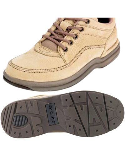 Rockport World Tour Classic Sneaker In Natural - Gray