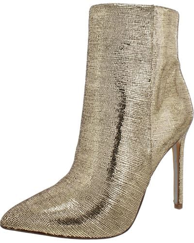 Sam Edelman Wrenley Leather Heels Ankle Boots - White