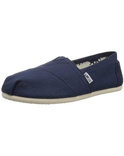 TOMS Classics Canvas Slip On Slip-on Sneakers - Blue