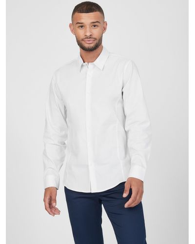 Guess Factory Damon Poplin Shirt - White