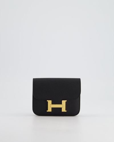 Hermès Hermès Constance Slim Belt Wallet Bag - White