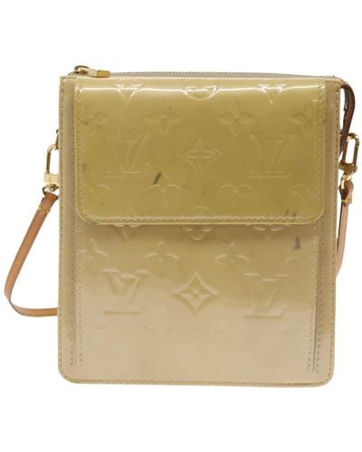 Louis Vuitton Mott Patent Leather Shoulder Bag (pre-owned) - Natural