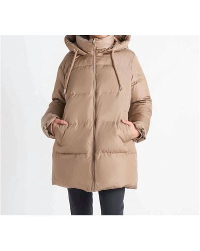 Dex Hooded Puffer - Natural