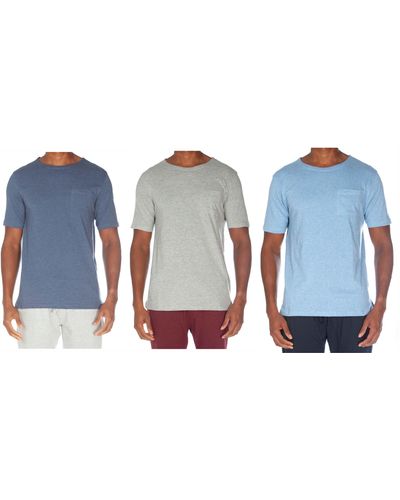 Unsimply Stitched Light Weight Short Sleeve Pocket T Value Pack - Blue