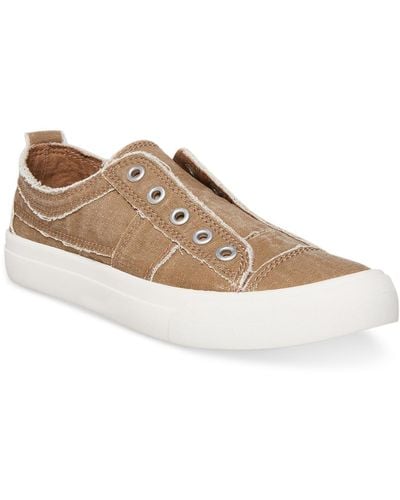 Madden Girl Lilly Round Toe Casual Slip-on Sneakers - Brown