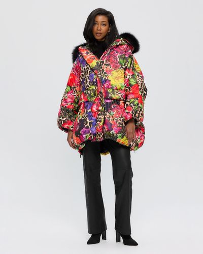Gorski Apr s ski Jacket With Detachable Fox Hood Trim in Black Lyst