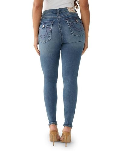 True Religion Halle High-rise Stretch Skinny Jeans - Blue