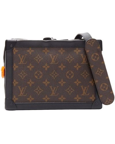 Louis Vuitton Virgil Abloh 2019 Solar Ray Soft Trunk Lv Monogram Orange Buckle Crossbody Messenger Bag - Brown