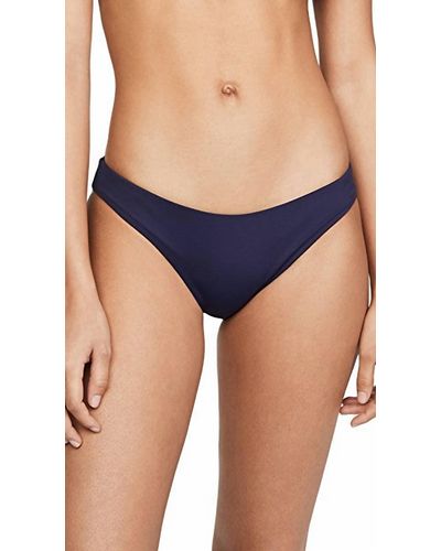 Eberjey So Solid Annia Bikini Bottoms - Blue