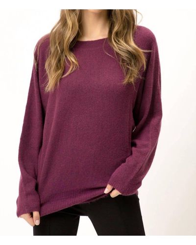 Mystree Dolman Sweater - Purple