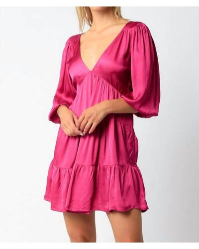 Olivaceous The Cindy Dress - Pink