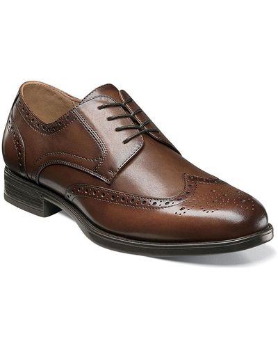 Florsheim Midtown Leather Lace-up Oxfords - Brown