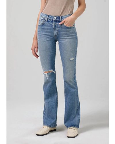 Citizens of Humanity Emannuelle Low Rise Boot Cut Jean - Blue