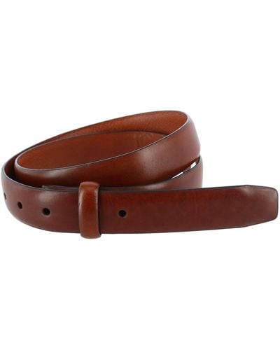 Trafalgar Cortina Leather 30mm Harness Belt Strap - Brown