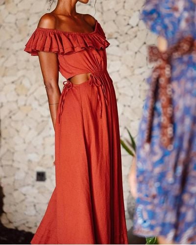 Cleobella Daria Dress - Red