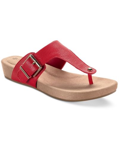 Giani Bernini Rivverp Slip On Adjustable Flatform Sandals - White