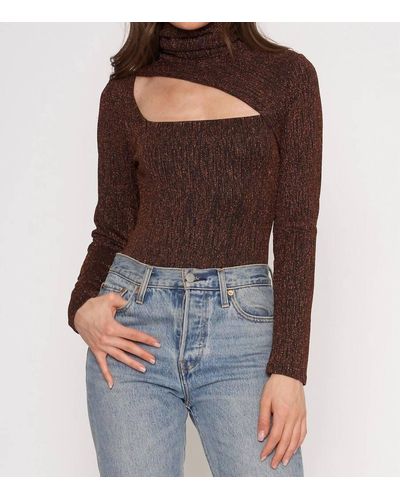 4si3nna Caidence Bodysuit - Brown