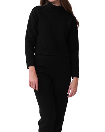 Stateside Horizon Rib Pullover Sweater - Black