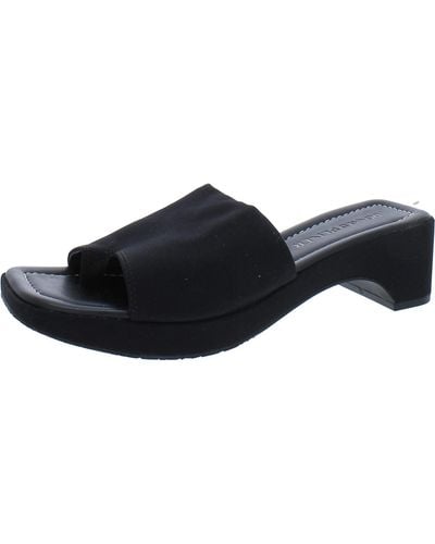 Donald J Pliner Rainey Slip On Comfort Slide Sandals - Black