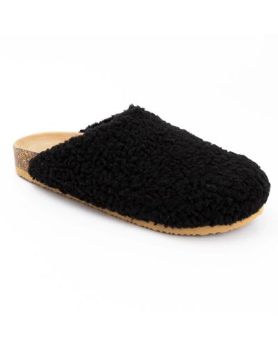 Sugar Ultra Faux Fur Comfort Insole Clogs - Black