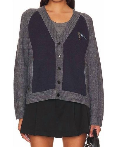 The Great The Fellow Cardigan - Blue