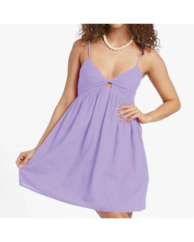 Billabong Twist Dress - Purple