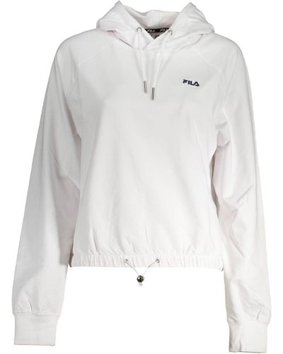 Fila Classic Hooded Sweatshirt With Embroidery - Gray