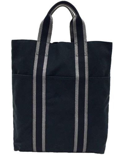 Hermès Toto Canvas Tote Bag (pre-owned) - Black