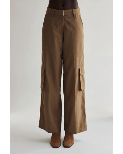 Crescent Gwen Cargo Pants - Brown