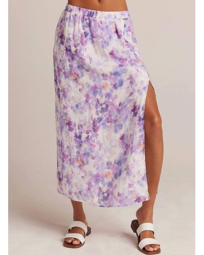 Bella Dahl High Waist Maxi Skirt - Purple