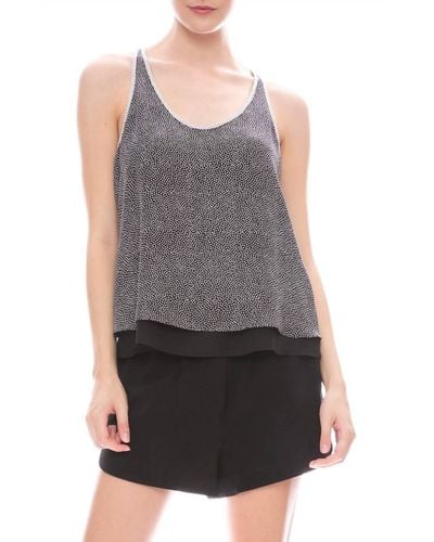 A.L.C. Audrie Top - Gray