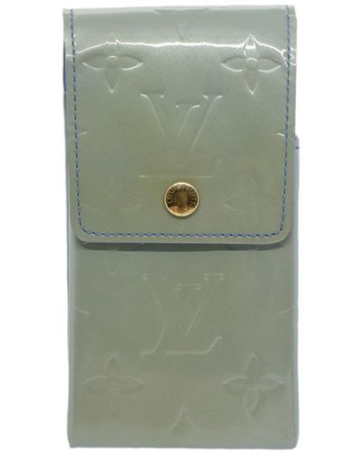 Louis Vuitton Étui À Cigarettes Patent Leather Wallet (pre-owned) - Green