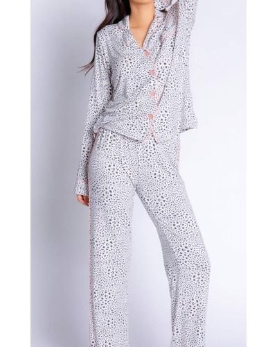 Pj Salvage Modal Basics Pajama Pj Set - White