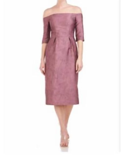 Kay Unger Brinley Midi Dress - Pink