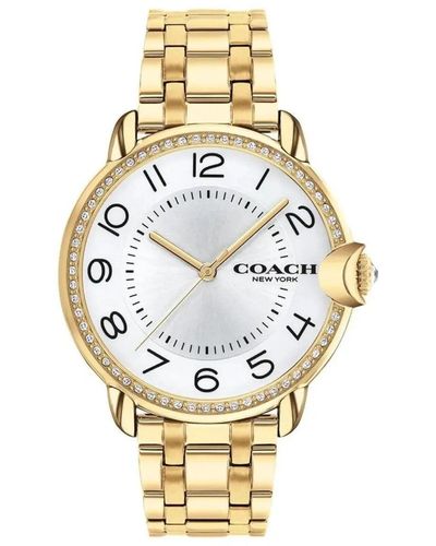 COACH Arden 36mm Quartz Watch - Metallic