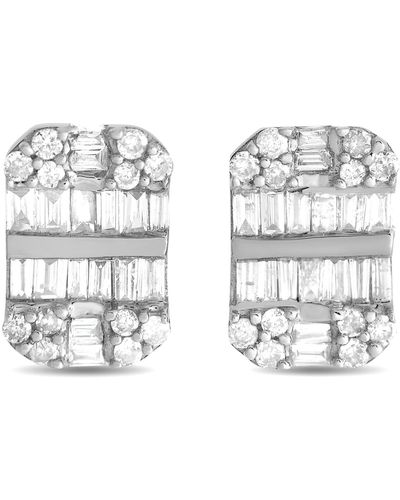 Non-Branded Lb Exclusive 14k Gold 0.50ct Diamond Earrings Er28339-w - White