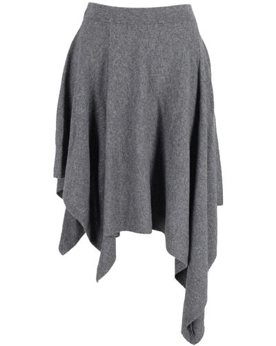 Michael Kors Asymmetric Hem Skirt - Gray