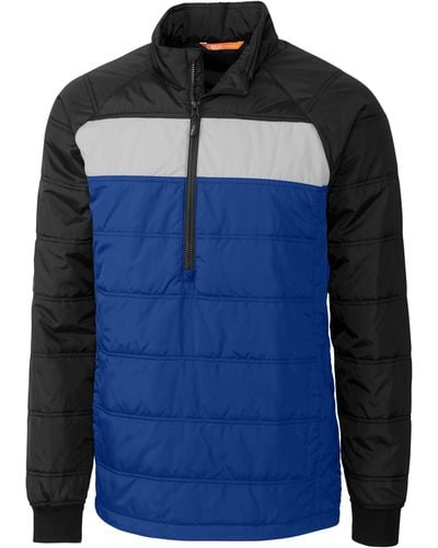 Cutter & Buck Cbuk Thaw Insulated Packable Pullover Jacket - Blue